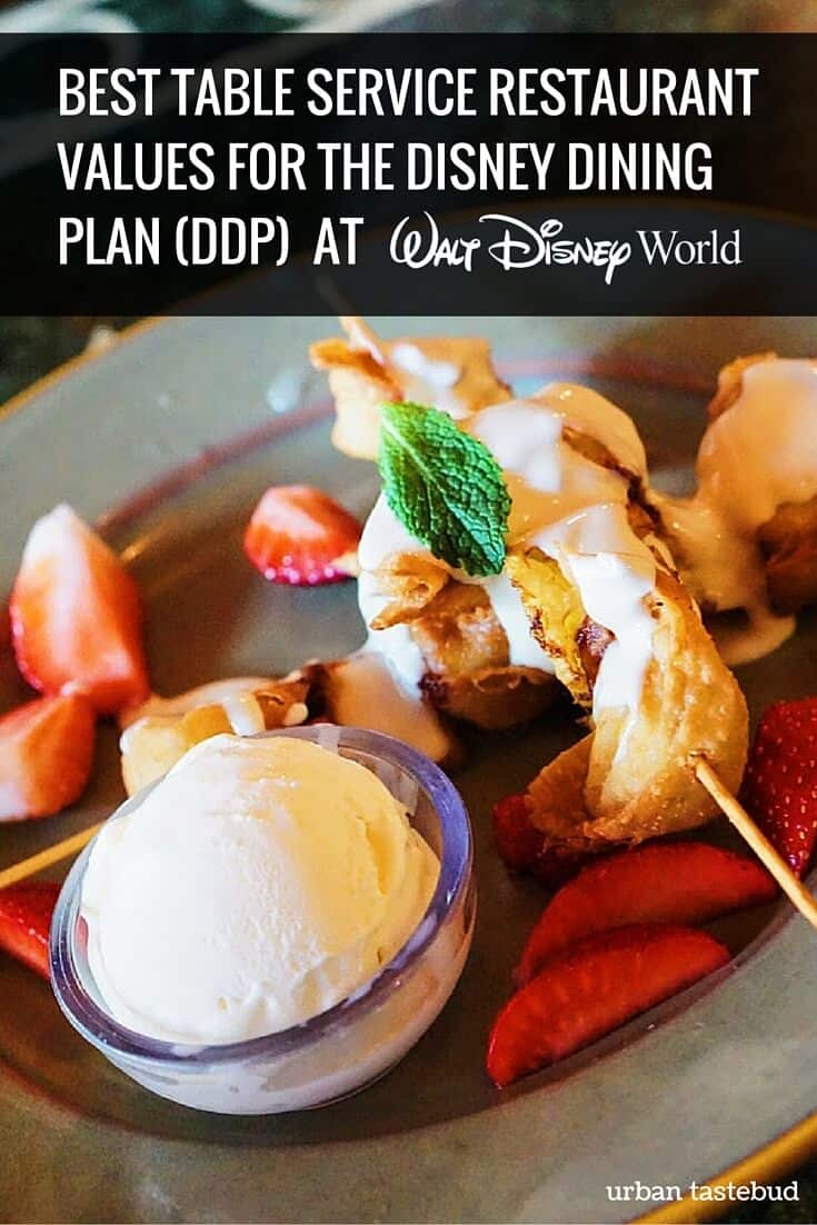 Best Quick Service Restaurant Values for the Disney Dining Plan