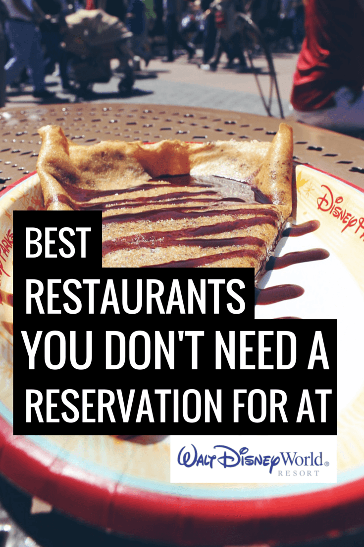 Best Disney World Restaurants Without a Reservation
