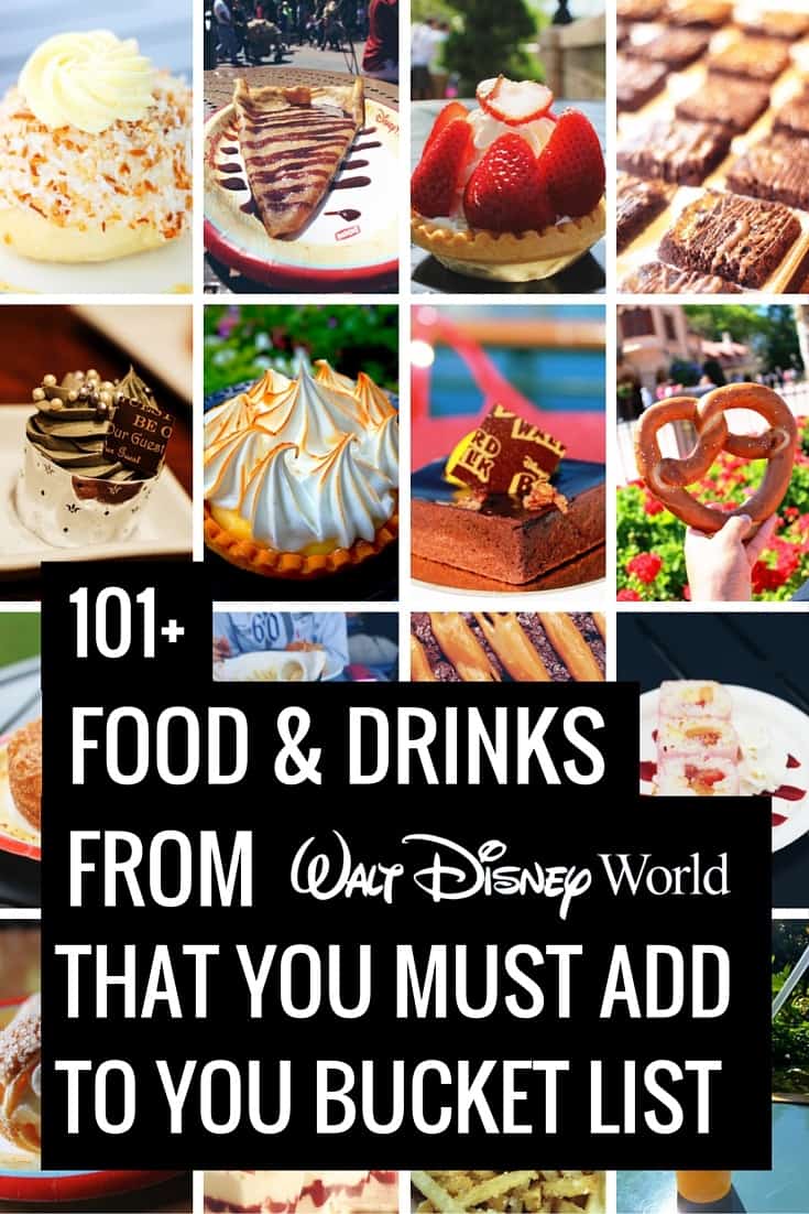 The Ultimate Disney World Food Bucket List