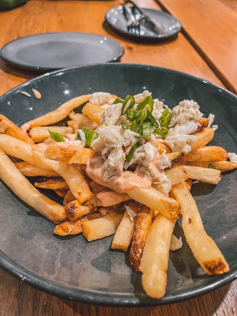 Crab Topped Fries