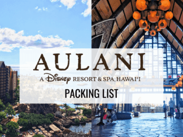 Aulani Packing List