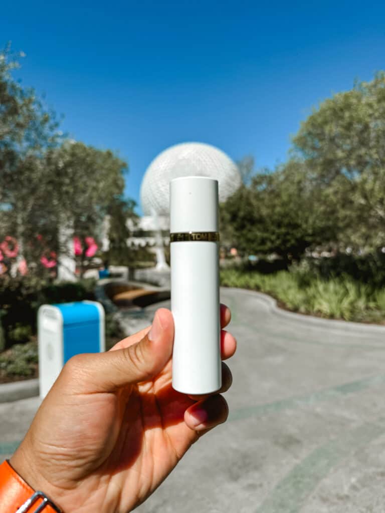 tom Ford soleil blanc is one of my Epcot Park Bag Essentials