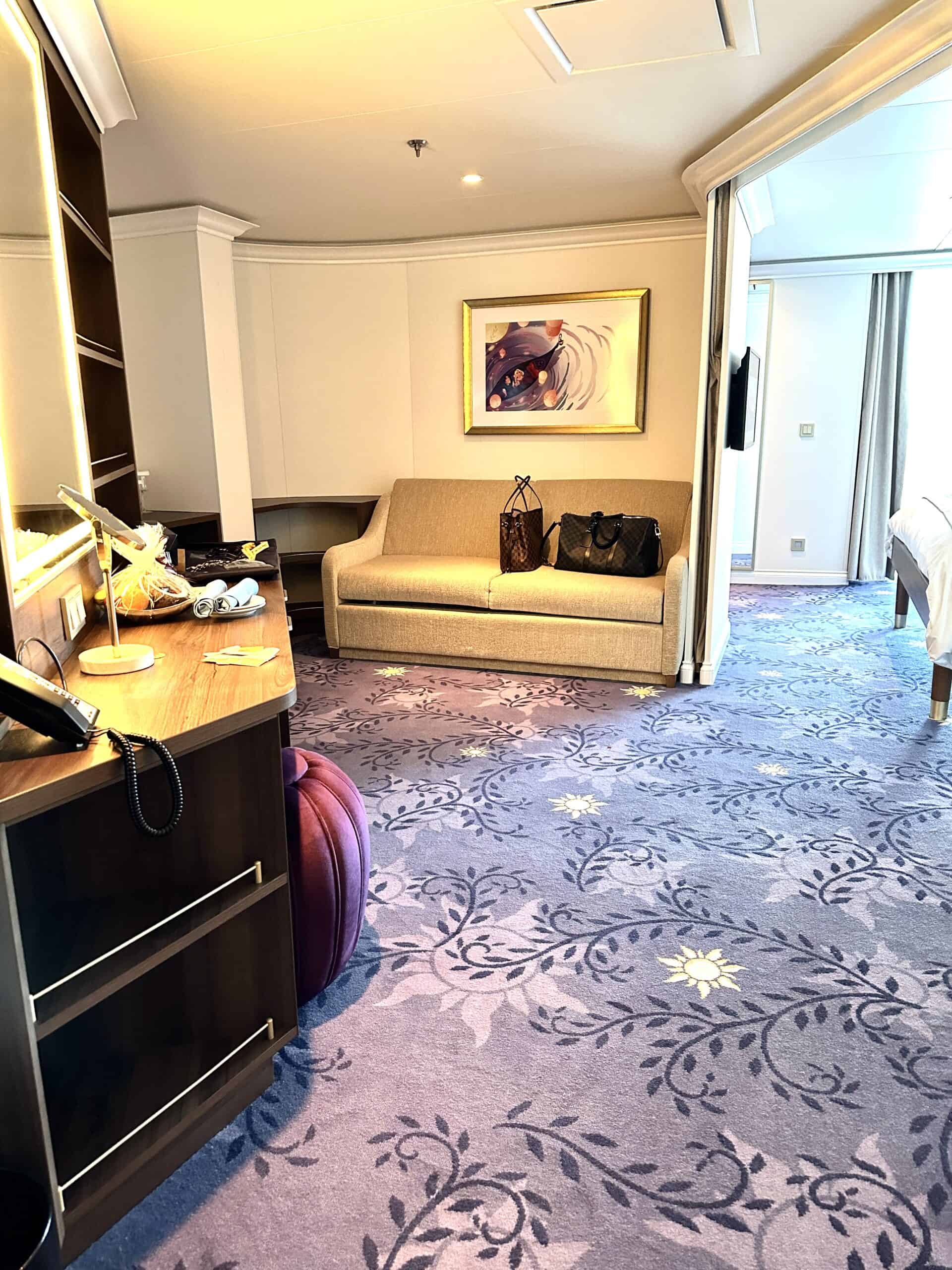 Disney Wish Accessible Concierge Family Oceanview Room with Verandah 13028