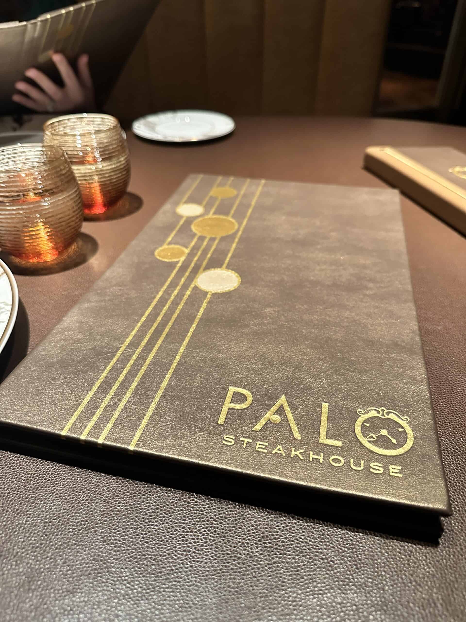 Palo Steakhouse a la carte menu review