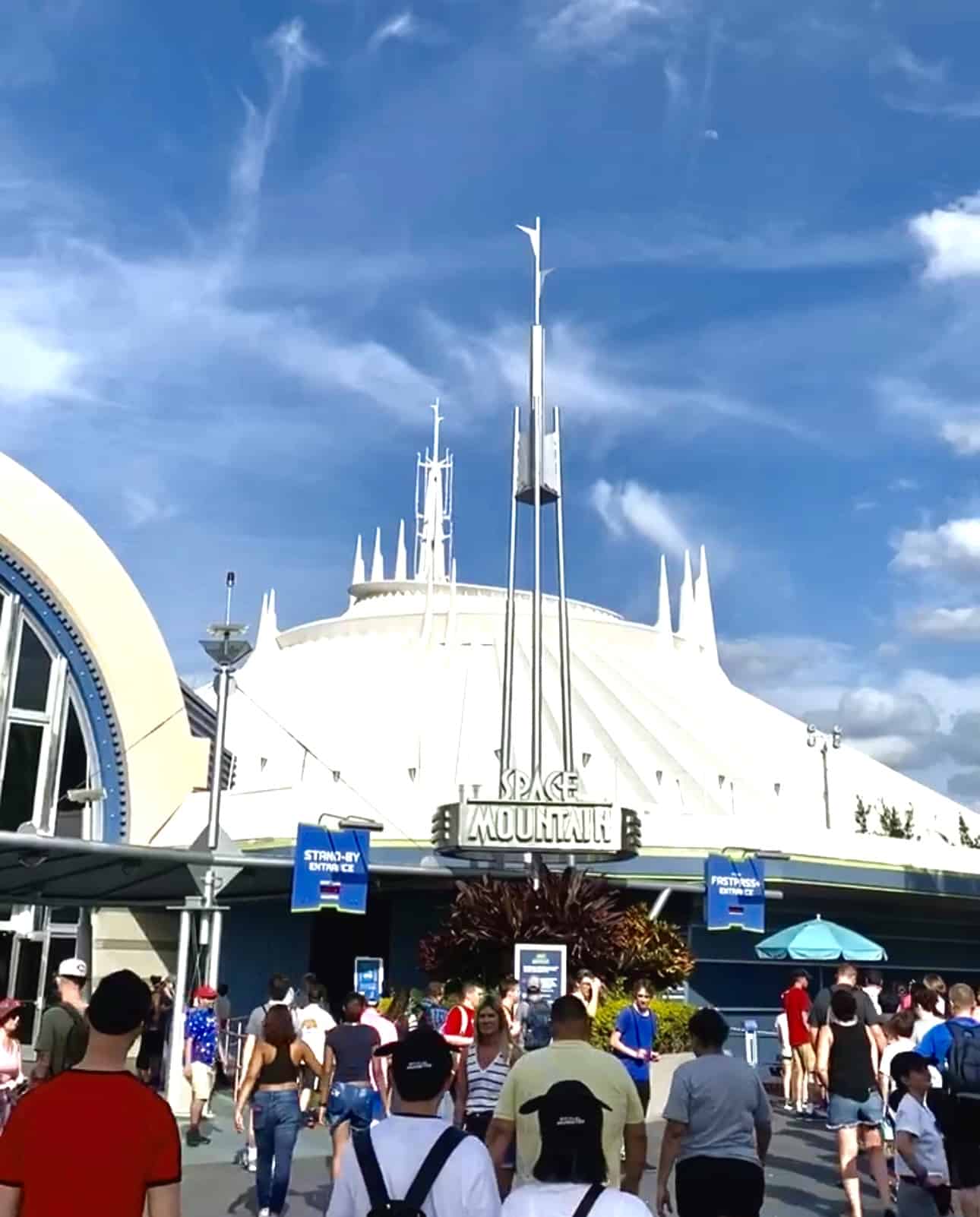 Space Mountain Ride Speed 