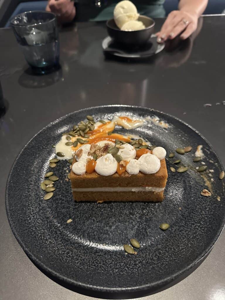 Space 220 carrot cake